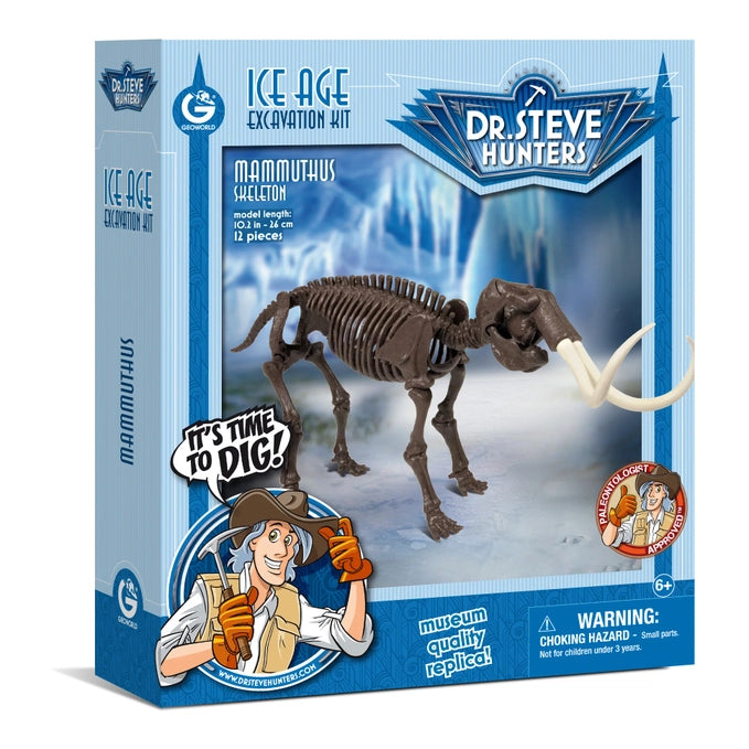 Geoworld Ice Age Excavation Kit - Mammuthus Skeleton