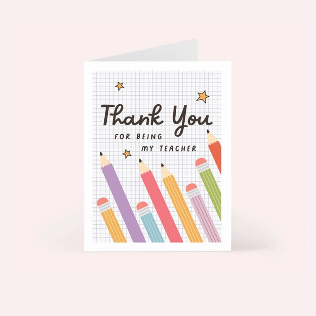 Teacher Thank You Card - My Teacher – From Festive