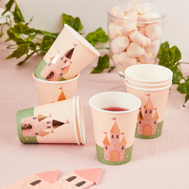 Castle Paper Cup 8 Pack