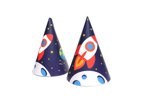 Trip To the Moon - Party Hats