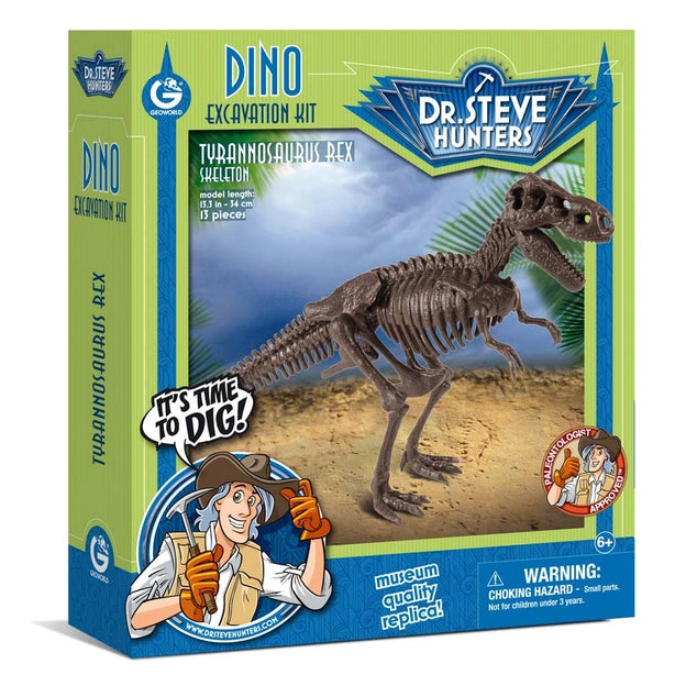 Geoworld Dino Excavation Kit - Tyrannosaurus Rex Skeleton